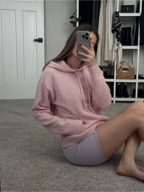 Garage pink oversized hoodie